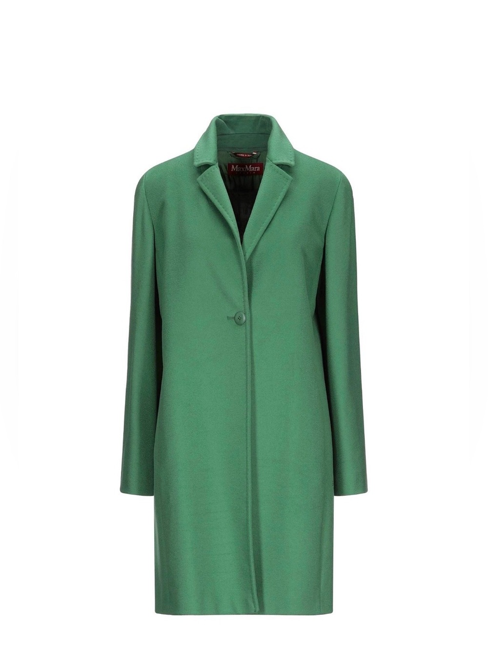 MAX MARA
Coats
6 (US) - Emerald Green Single-Button Wool Trench Coat